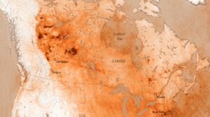 satellitenaufnahmen der ese von den waldbränden in kanada